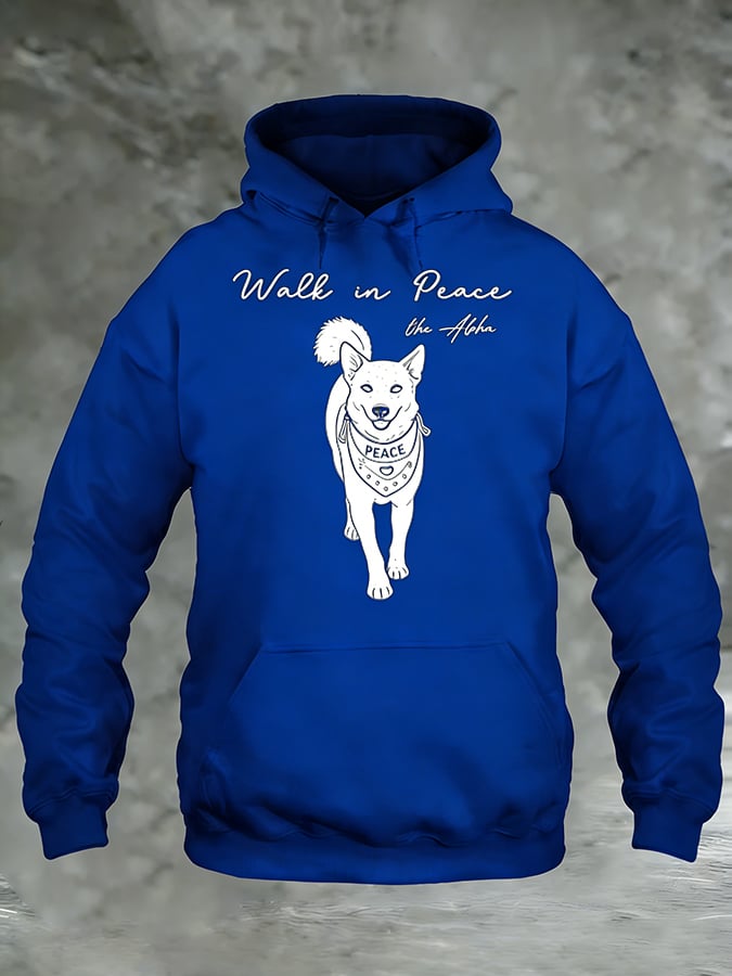 Men's Walk For Peace Printed Sweatshirt