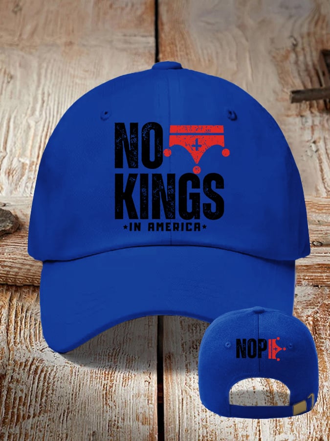 🔥Buy 3 Get 15% Off Retro No Kings In America Print Baseball Cap