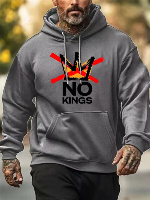 🔥Buy 3 Get 15% Off Men's America has No Kings Printed Casual Hoodies