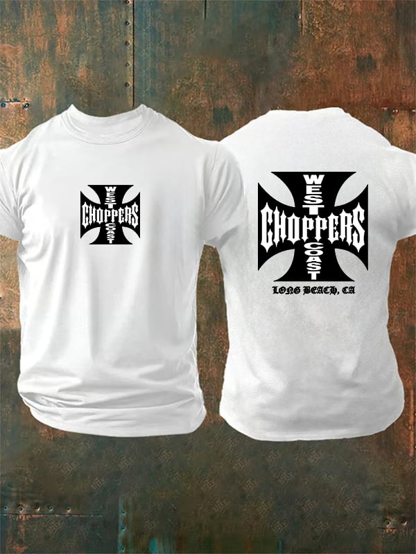 Men's West Coast Choppers-Inspired Paul Tribute Print T-Shirt