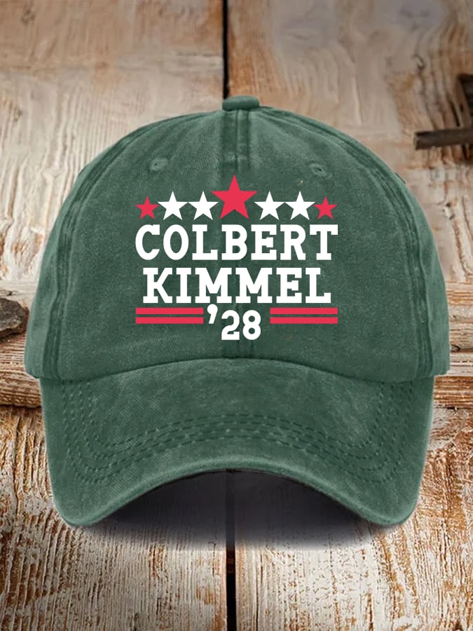 Unisex Talk Show Colbert Kimme 2028 Print Cap