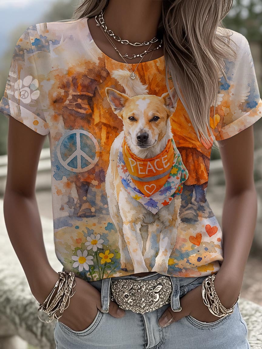Women's Walk For Peace Art Print T-Shirt