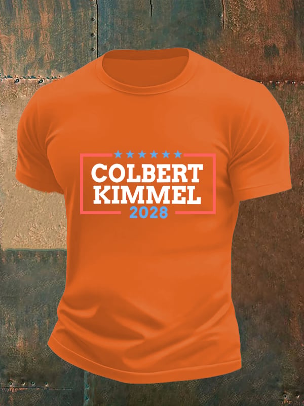 Men's Talk Show Colbert Kimme 2028 T-Shirt