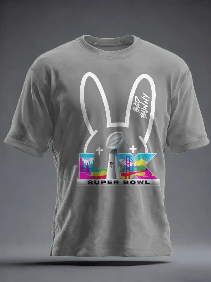 Men's Puerto Rico Print Casual Tee