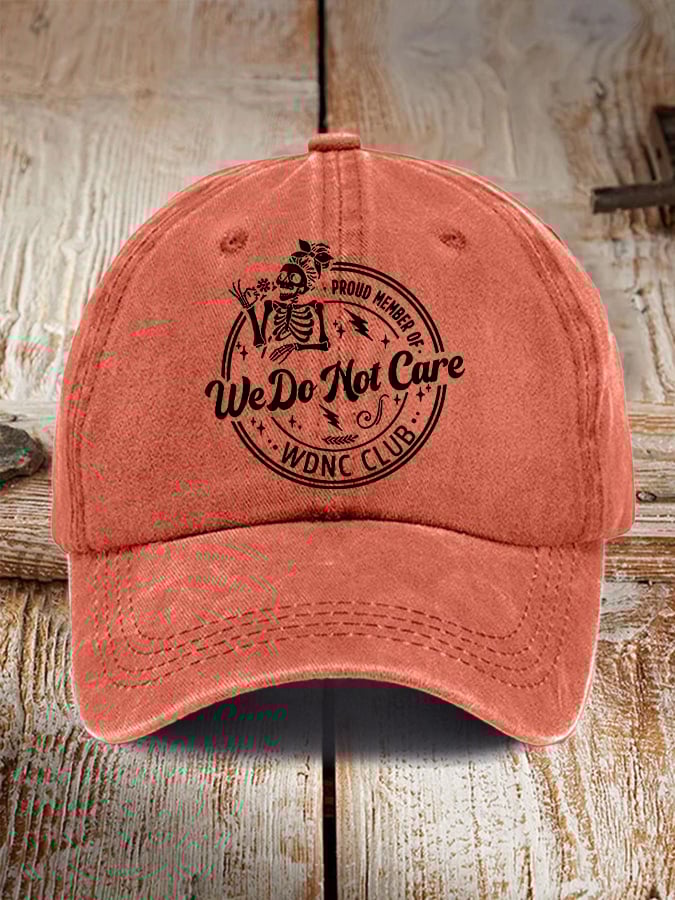 Retro Funny Proud Member Of WDNC Club Menopause Perimenopause Print Baseball Cap