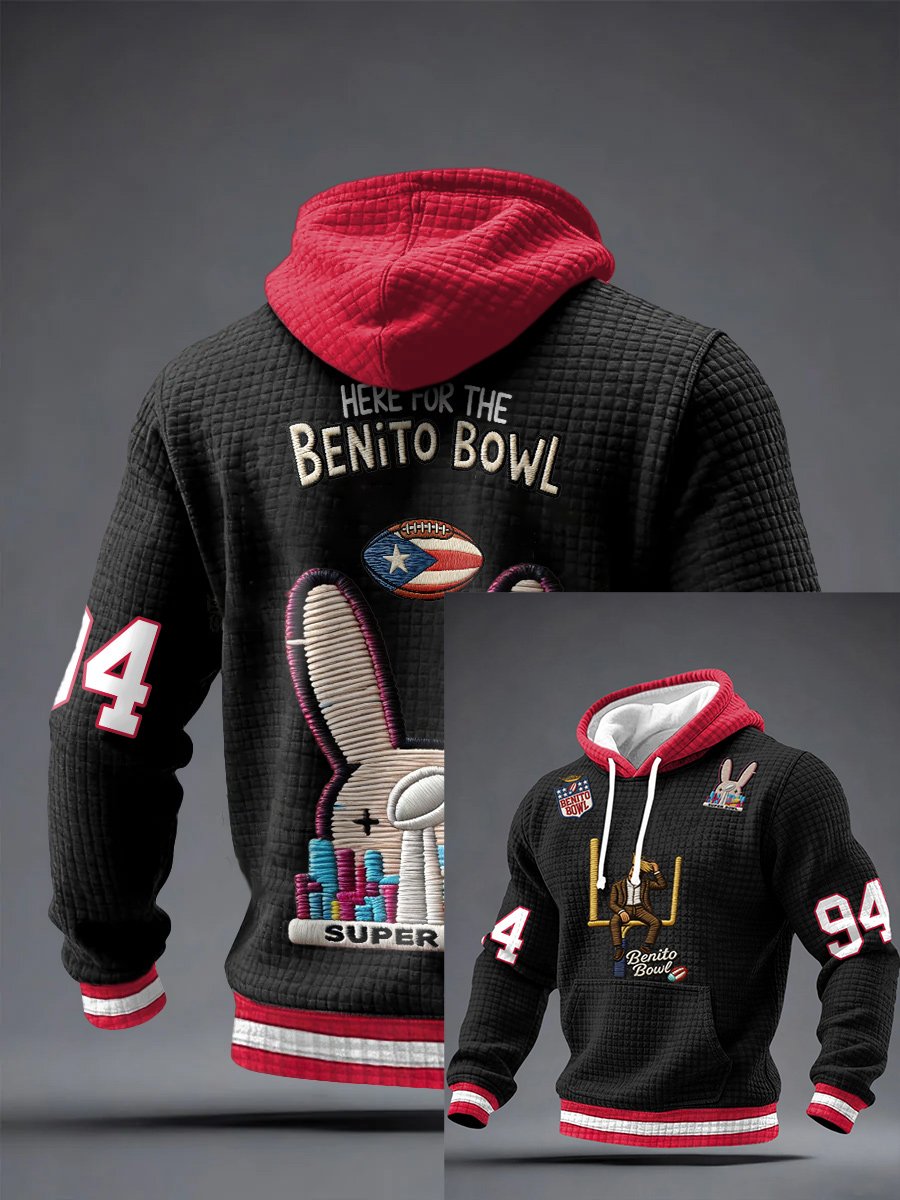 Men's Puerto Rico Print Hoodie