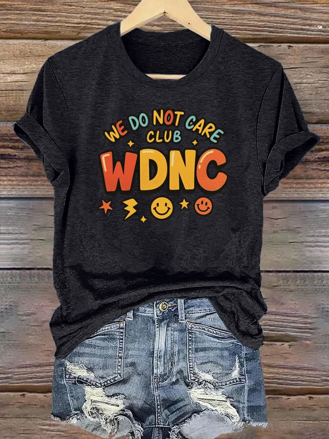 Women's Retro Funny Proud Member Of Club Menopause Perimenopause Print T-Shirt