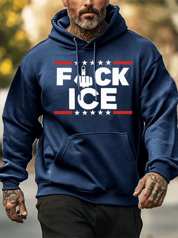 Men's ICE Print Hoodies