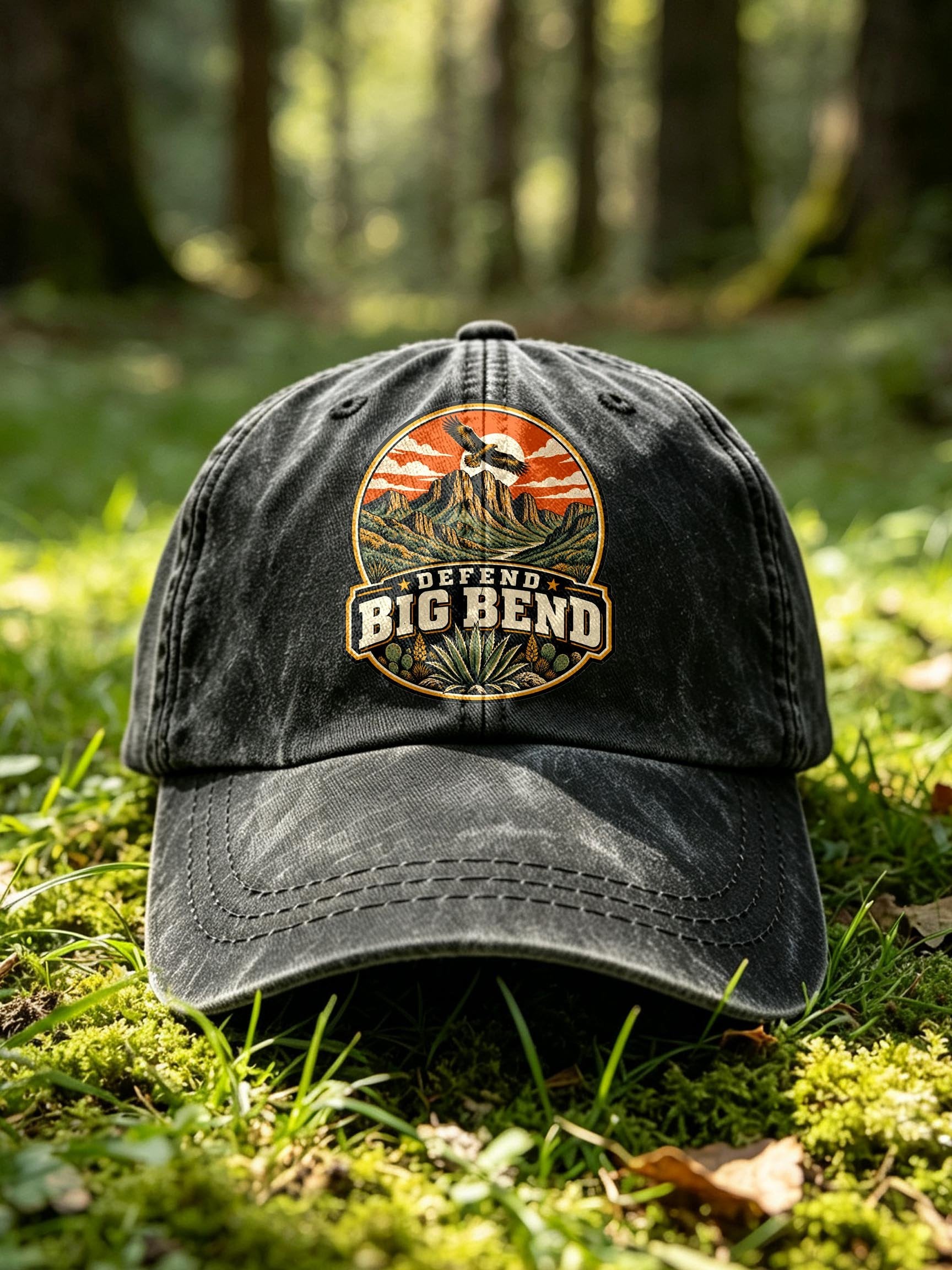 Guard Big Bend National Park Graphic Printed Baseball Cap