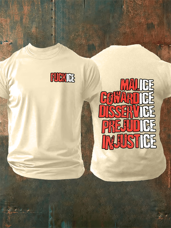 Men's Justice For Her Print T-Shirt