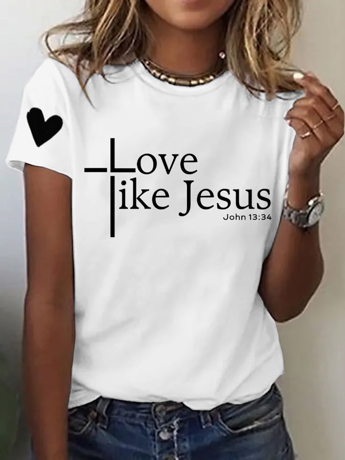 Women's Casual Valentine's Day Faith T-Shirt