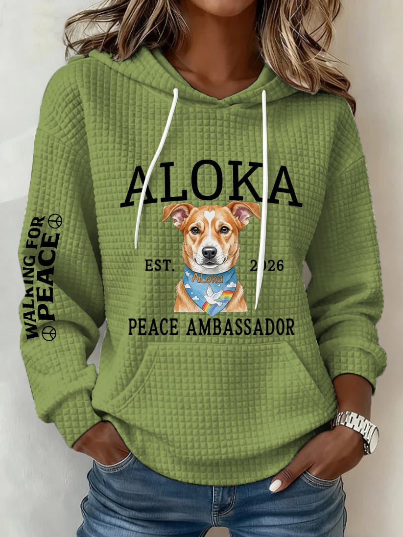 Women's Walk For Peace Art Print Sweatshirt