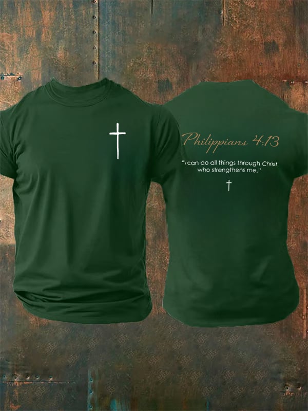 Men's Philippians 4:13- Golden Rule Collection T-shirt
