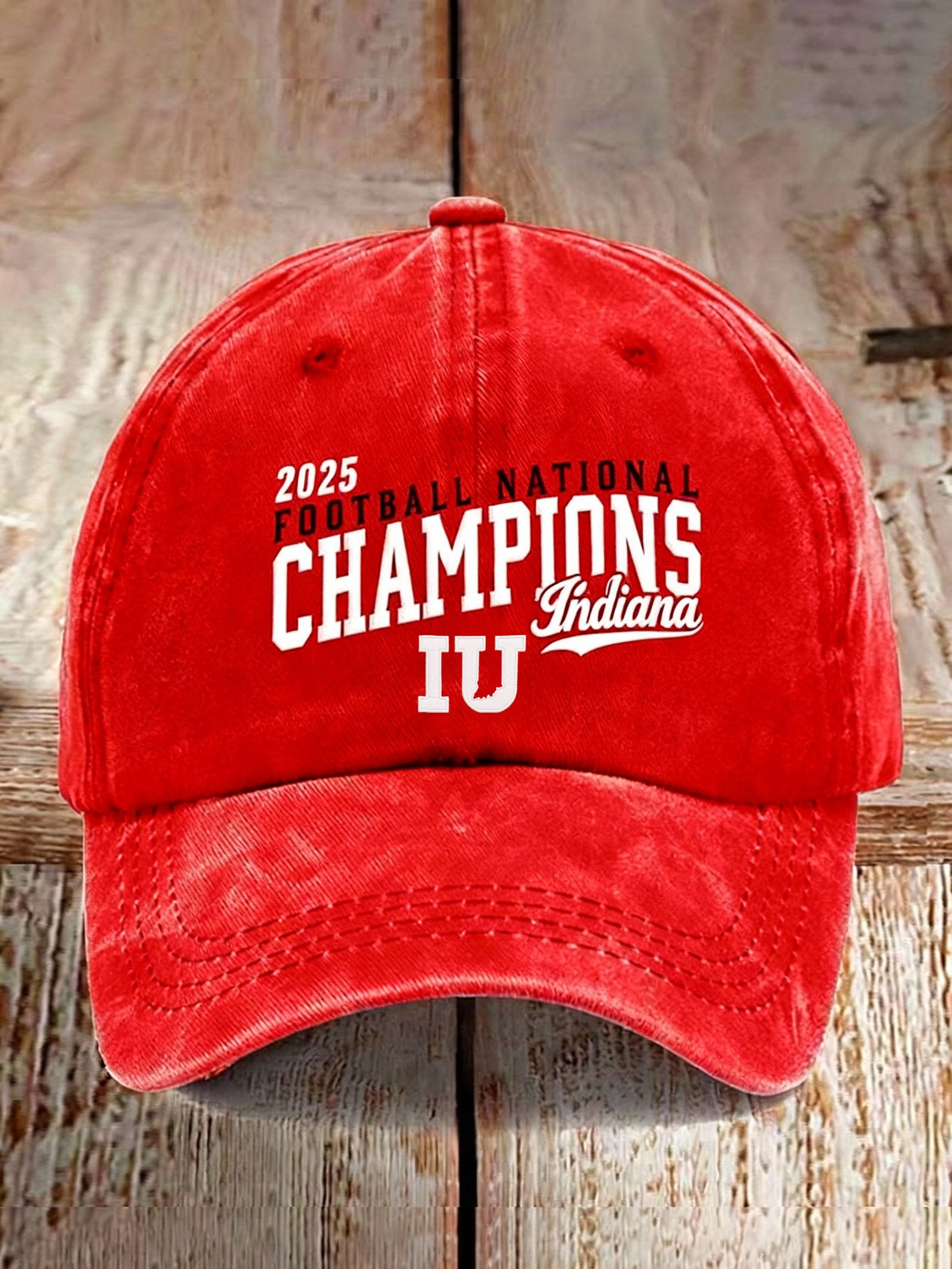 Unisex Football Print Baseball Cap