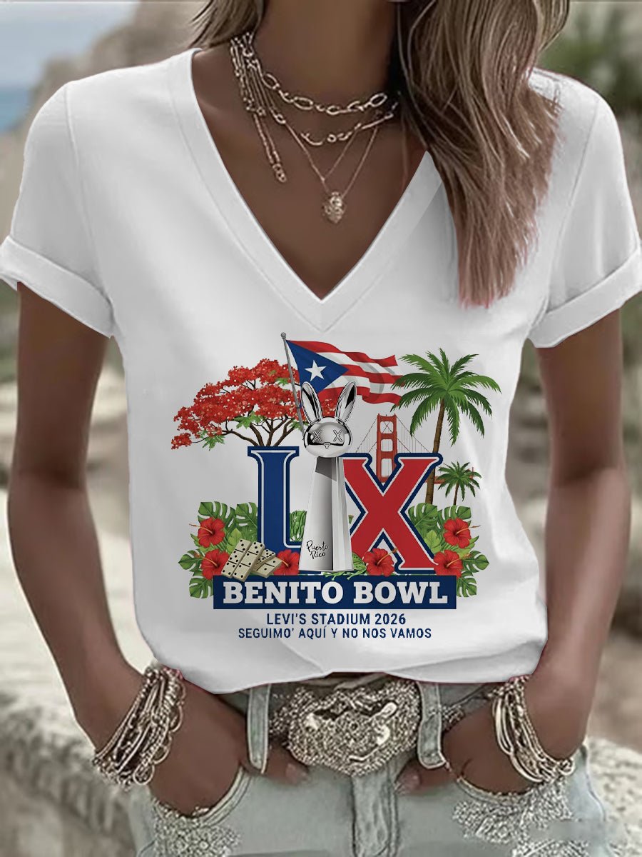 Women's Puerto Rico Print Shirt