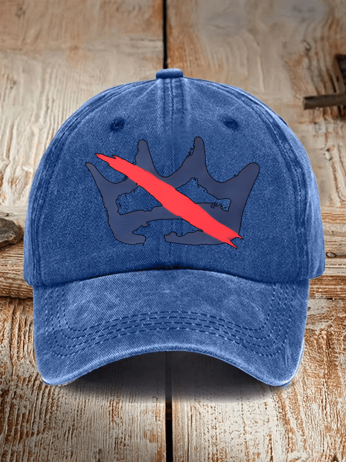 Unisex America has no kings Printed Casual Hat