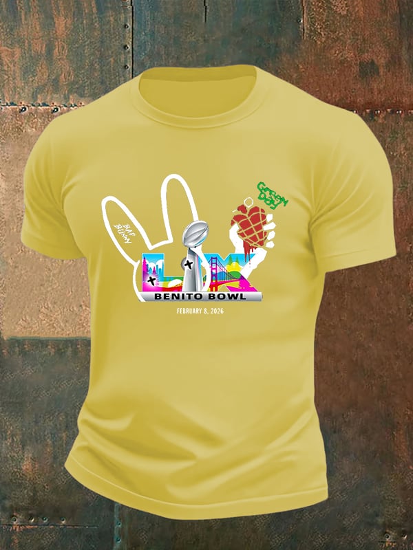 Men's Opening And Halftime Shows Print Casual T-shirt