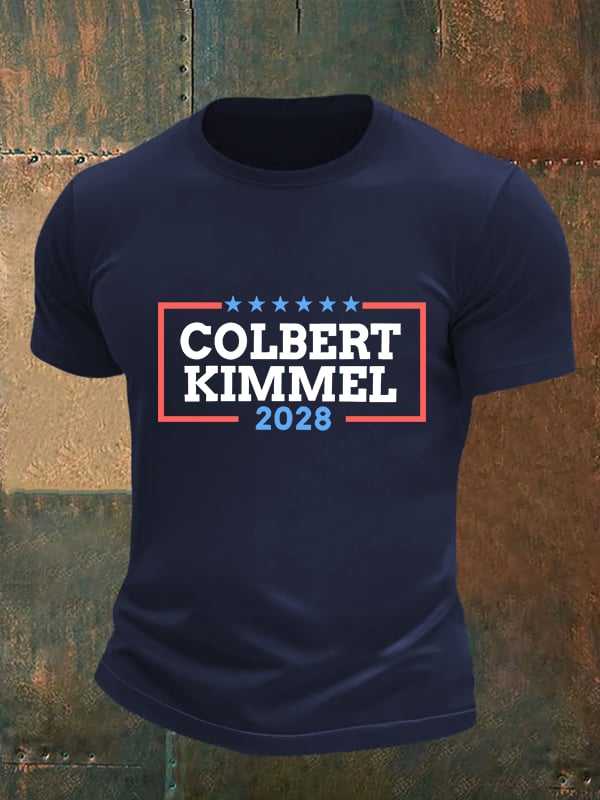 Men's Talk Show Colbert Kimme 2028 T-Shirt
