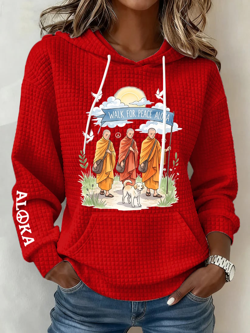 Women's Walk For Peace Art Print Sweatshirt