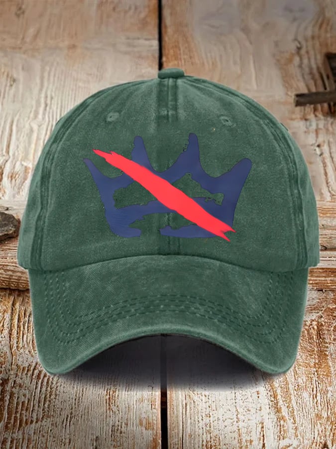 Unisex America has no kings Printed Casual Hat