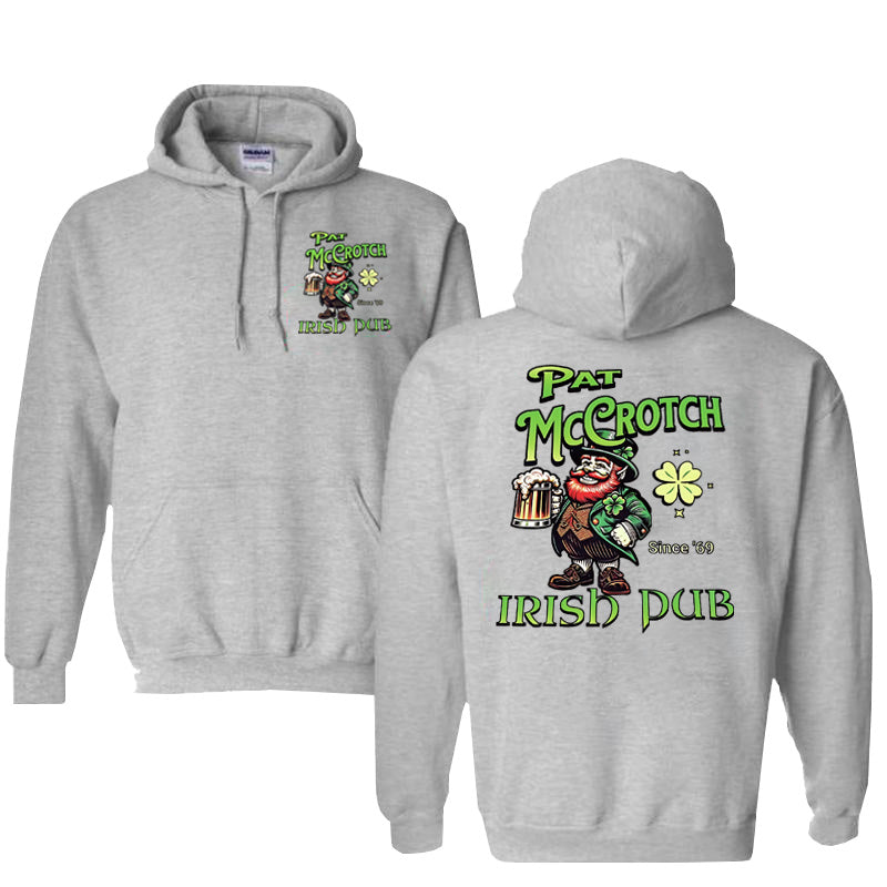 St.Patrick's Day Print Pattern 100% 300g Cotton Classic Hoodie