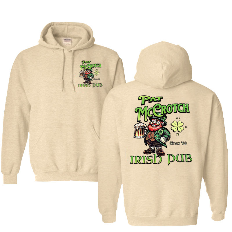St.Patrick's Day Print Pattern 100% 300g Cotton Classic Hoodie