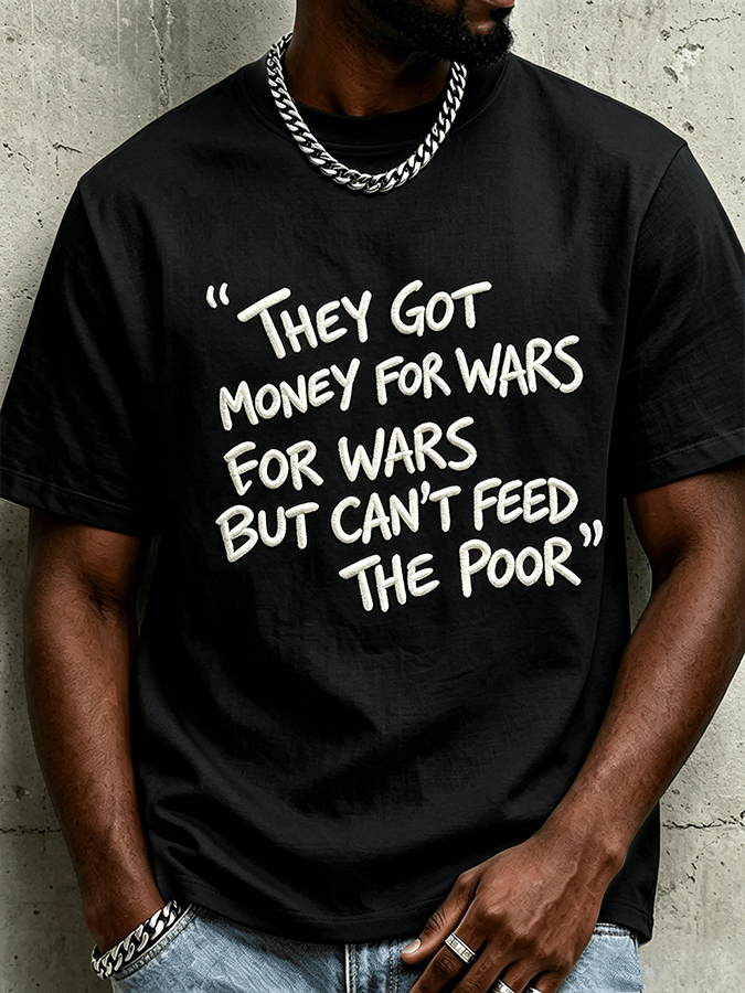 Men's Retro 90s Hip Hop Social Justice ,Comfortable Pure Cotton T-Shirt