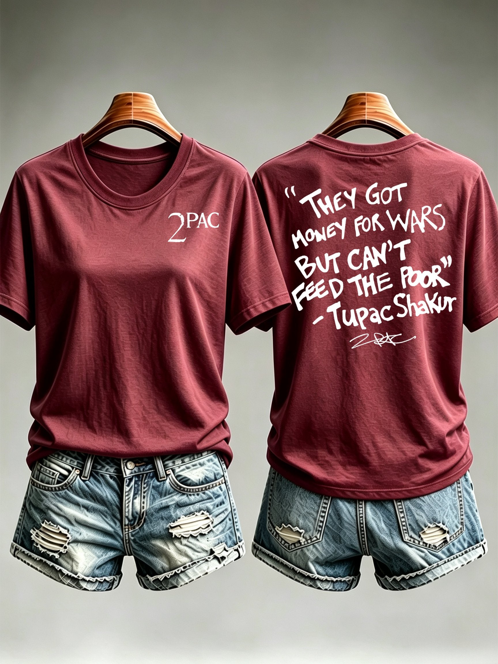 Women's They Got Money For Wars But Can't Feed The Poor Tee