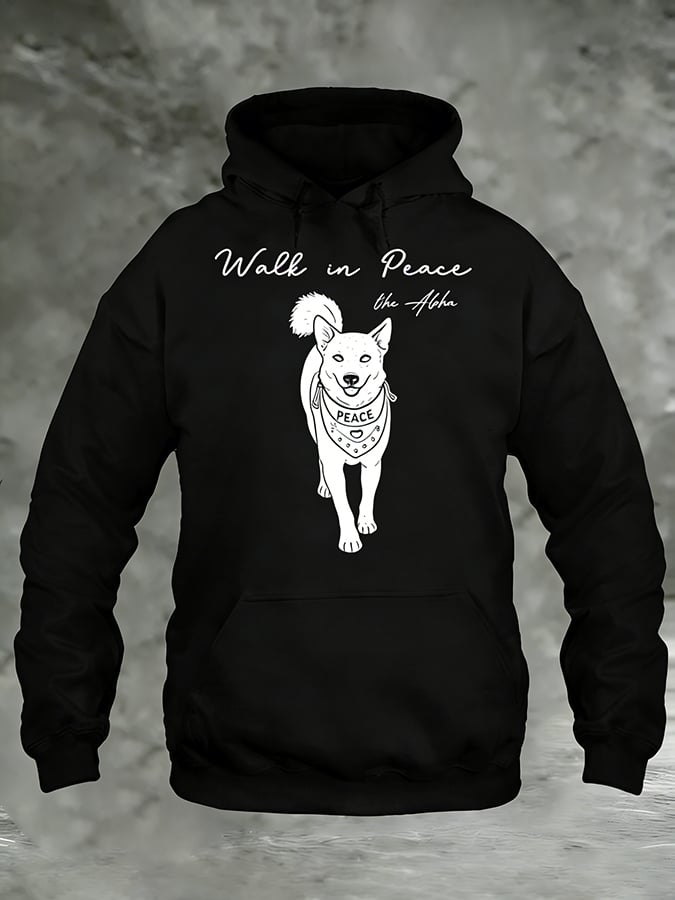 Men's Walk For Peace Printed Sweatshirt