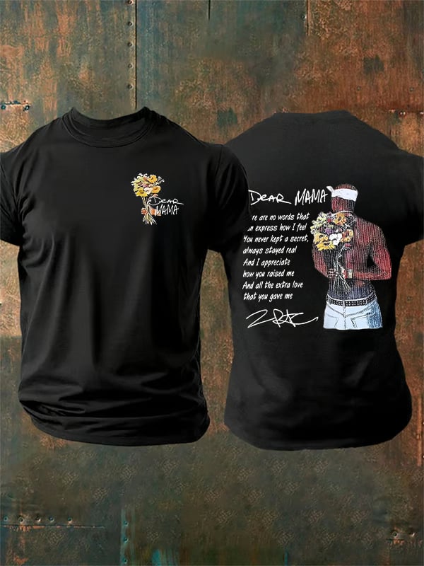 Men's DEAR MAMA Printed T-Shirt