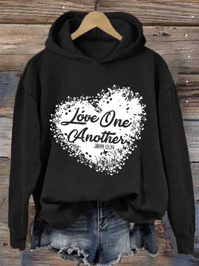 Women's Love One Another Print Sweatshirt