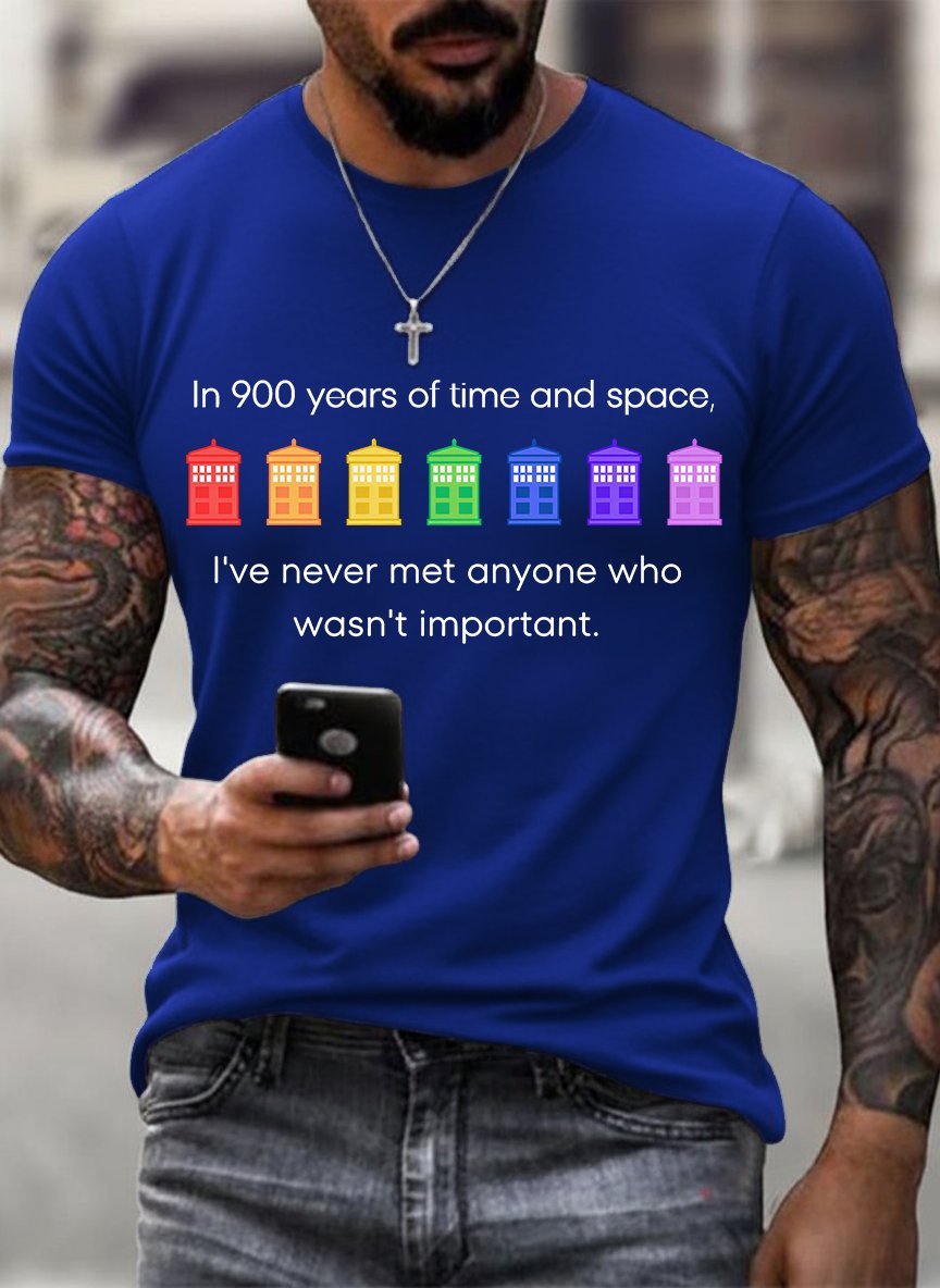 Men's Pride Rainbow Police Box , LGBT Pride Month T-shirt