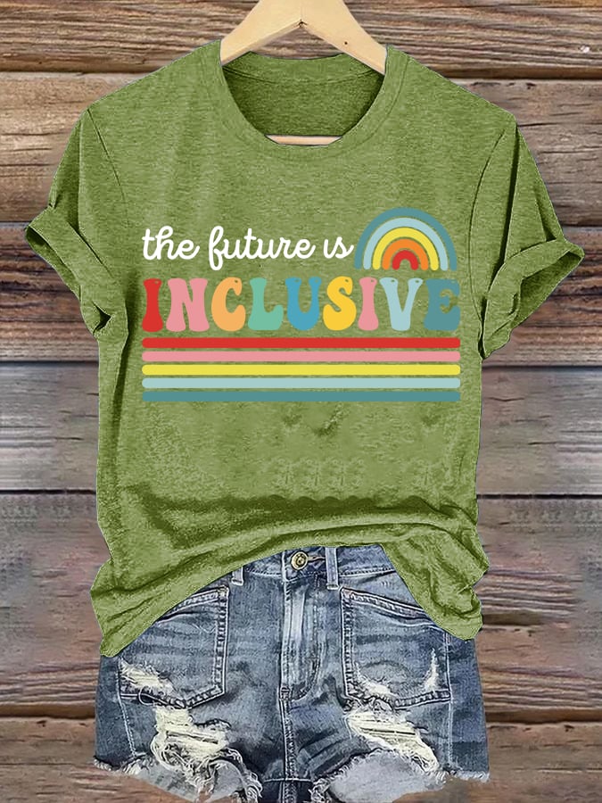 Women's The Future Is an Inclusive Print T-Shirt