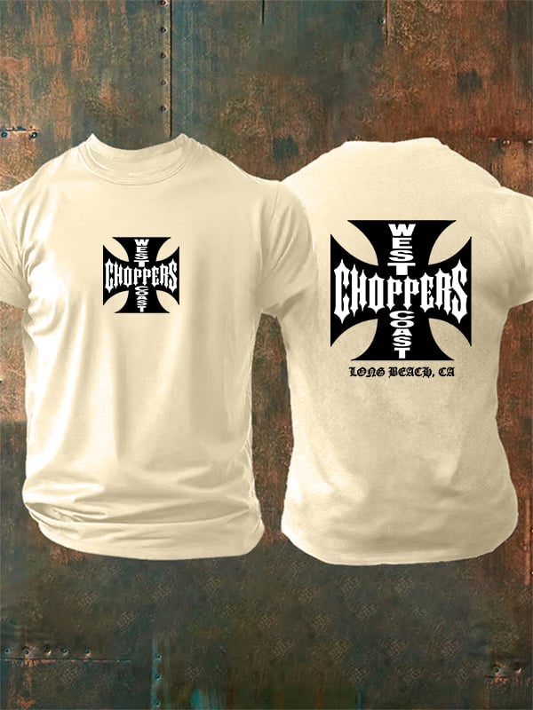 Men's West Coast Choppers-Inspired Paul Tribute Print T-Shirt