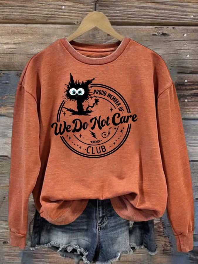 Retro Funny Proud Member Of Print Sweatshirt