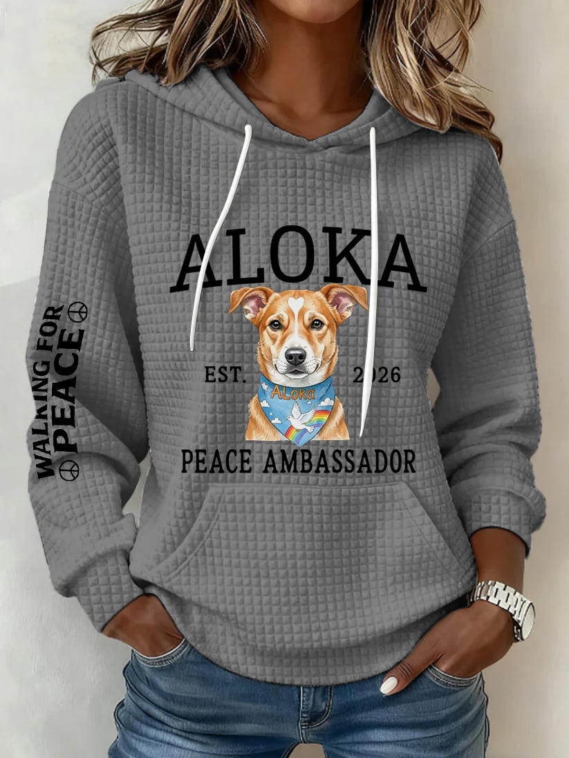 Women's Walk For Peace Art Print Sweatshirt