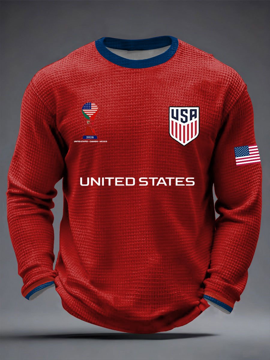 Men's USA Soccer Supporter Print T-Shirt