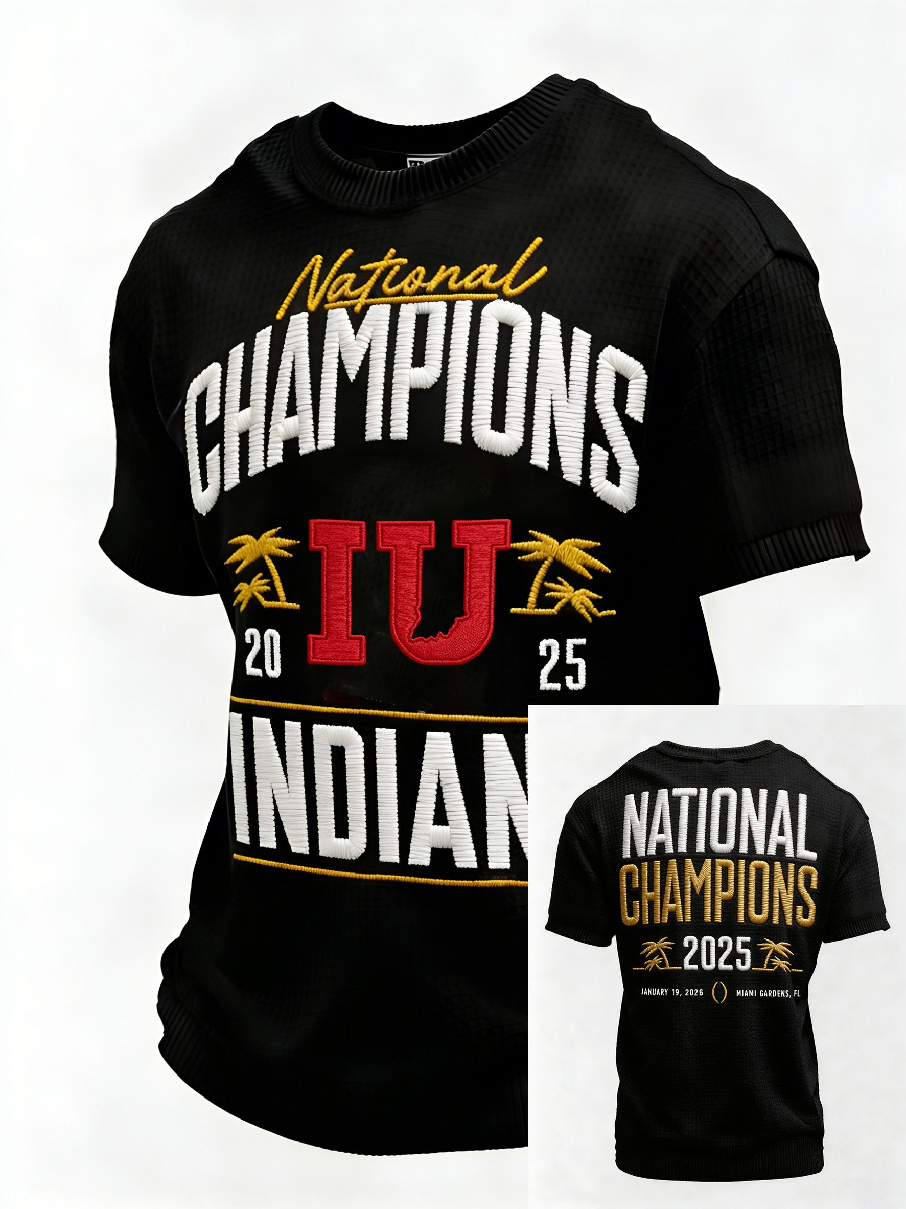 Men's Football Print Short-Sleeve T-Shirt