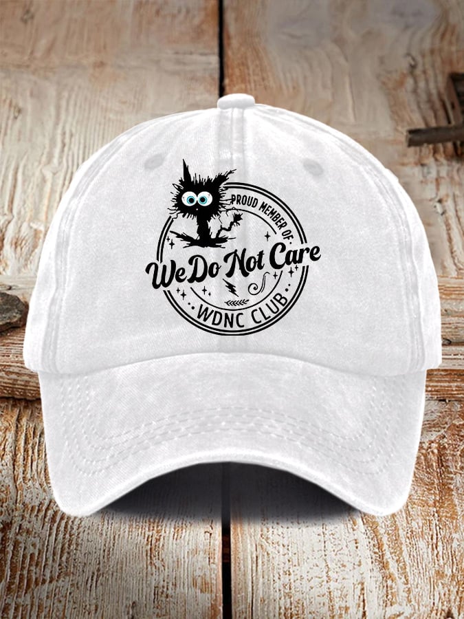 Retro Proud Member Of WDNC Club Menopause Perimenopause Print Baseball Cap