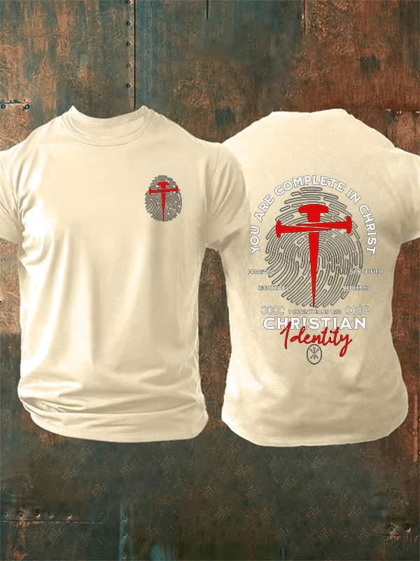 Men's You Are Complete In Christ Christian T-Shirt
