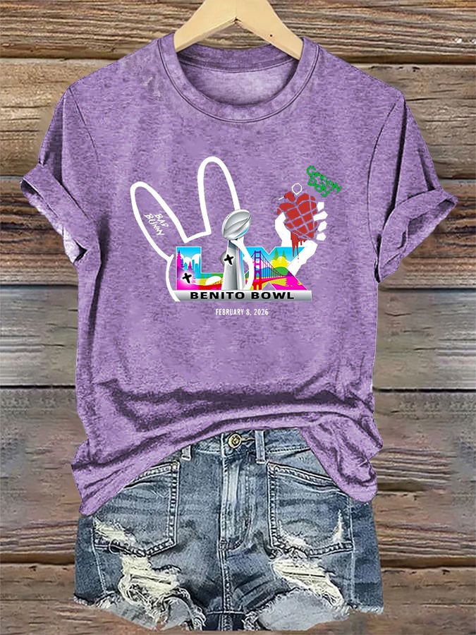 Women's Opening And Halftime Shows Print Casual T-shirt