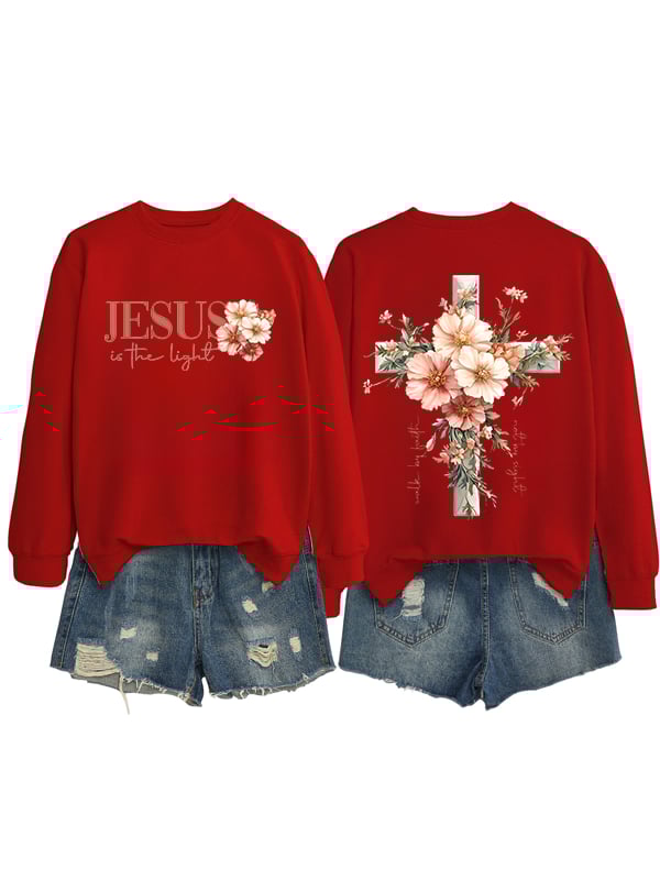 Women's Casual Jesus Sweatshirt