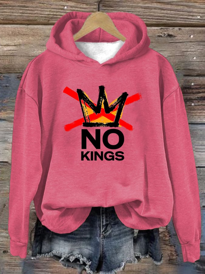 🔥Buy 3 Get 15% Off Women's America has No Kings Printed Casual Hoodies