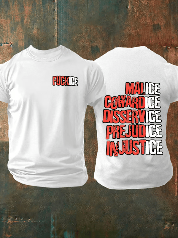 Men's Justice For Her Print T-Shirt