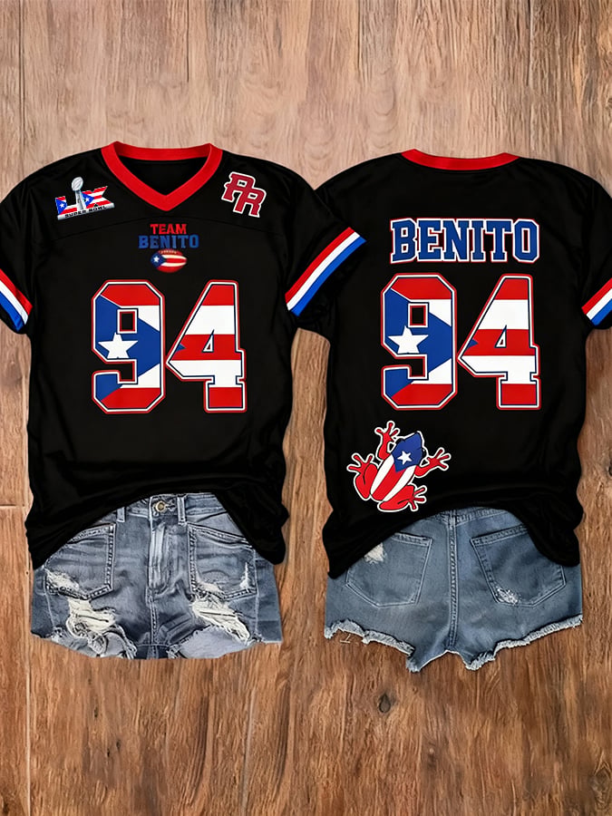 Women's Puerto Rico Print Shirt