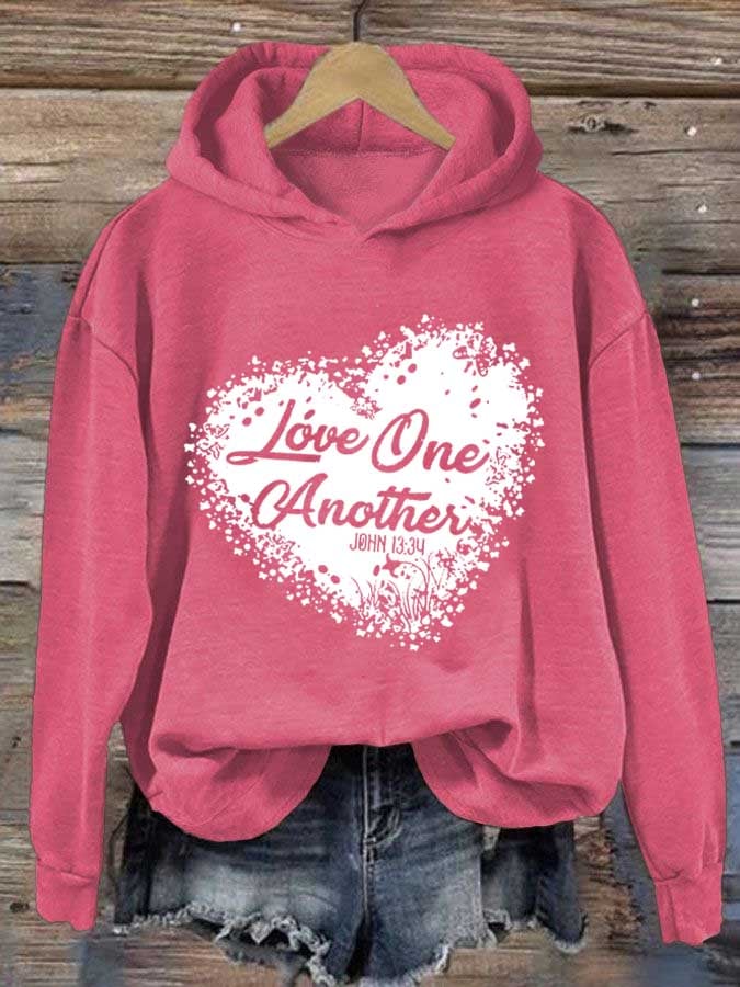 Women's Love One Another Print Sweatshirt