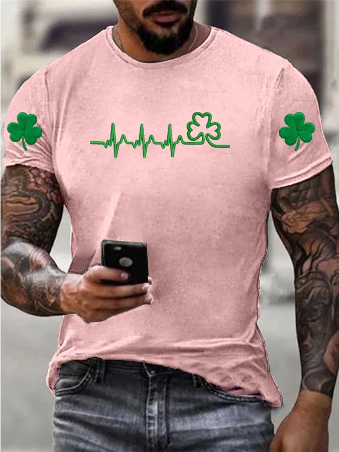 Women's St. Patrick's Day Pattern 100% Cotton T-Shirt
