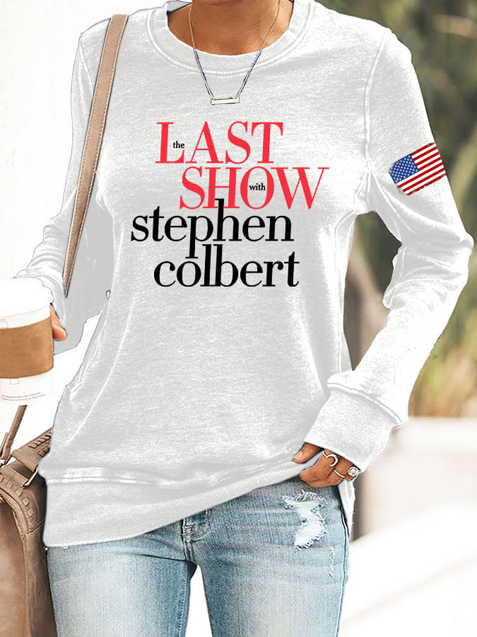 🔥Buy 3 Get 15% Off Retro Last Show Print Sweatshirt