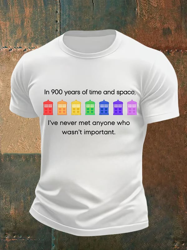 Men's Pride Rainbow Police Box , LGBT Pride Month T-shirt