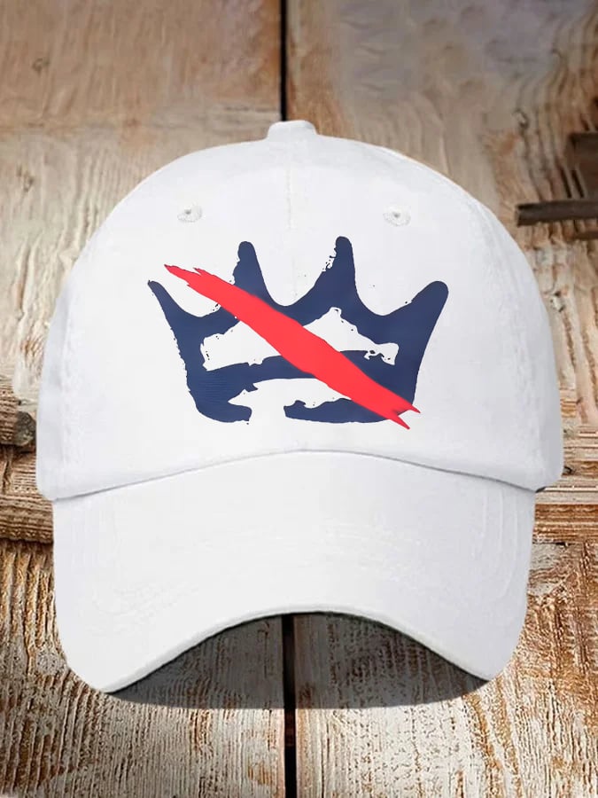 Unisex America has no kings Printed Casual Hat
